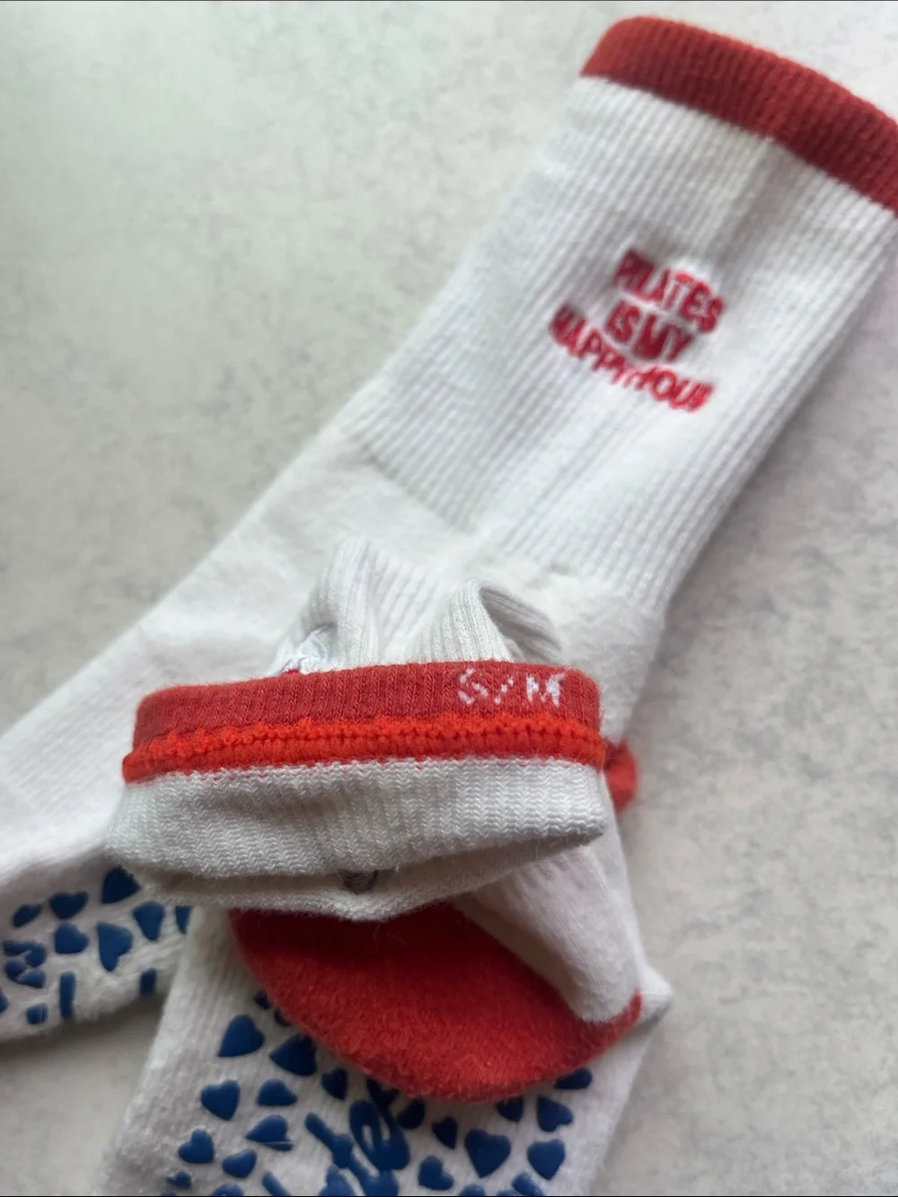 Pilates honey Grippy Crew Socks three pairs.
